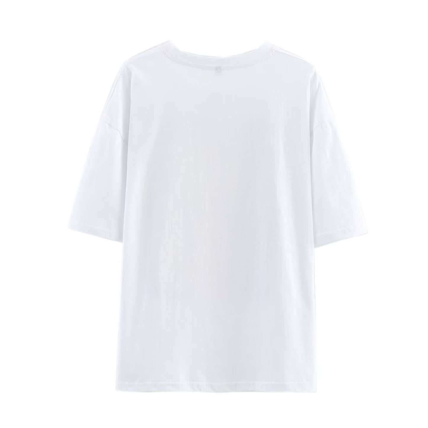 Casual and versatile girls' printed T-shirt