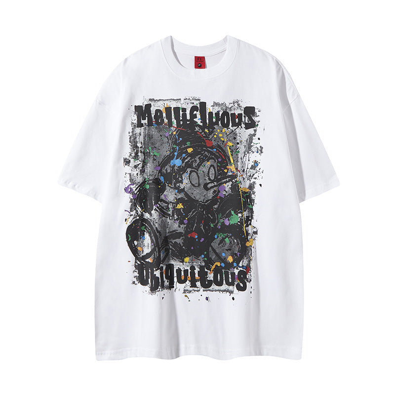 Pinocchio graffiti short sleeved shirt